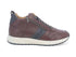 Melluso scarpe mid con lacci e zip in pelle marrone U16253-218904